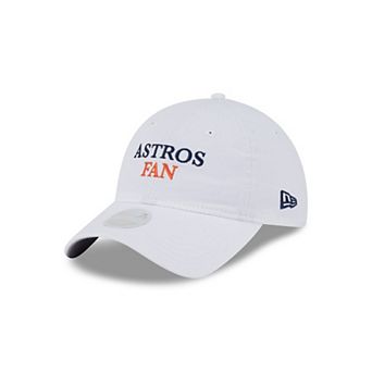 Women's New Era White Houston Astros Team Fan 9TWENTY Adjustable Hat