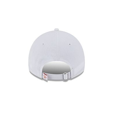 Women's New Era White Houston Astros Team Fan 9TWENTY Adjustable Hat