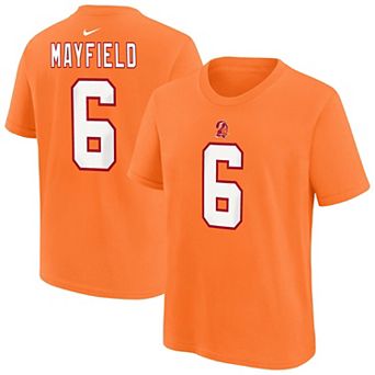 Men's Nike Baker Mayfield Orange Tampa Bay Buccaneers Player Name & Number T-Shirt