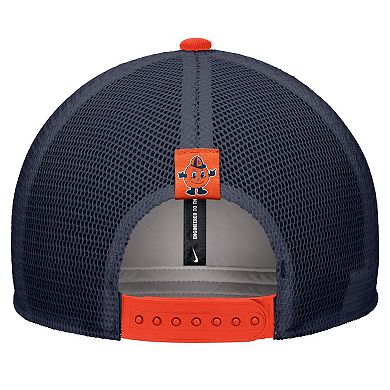 Men's Nike Orange Syracuse Orange Vintage Arch Rise Performance Trucker Adjustable Hat