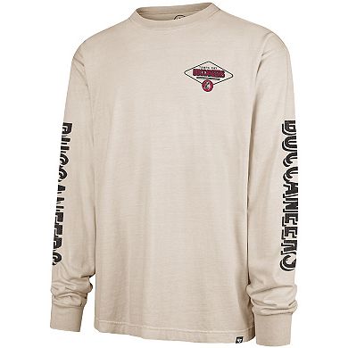Men's '47 Tan Tampa Bay Buccaneers Cairn Ravine Foundation Throwback Long Sleeve T-Shirt