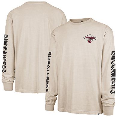 Men's '47 Tan Tampa Bay Buccaneers Cairn Ravine Foundation Throwback Long Sleeve T-Shirt