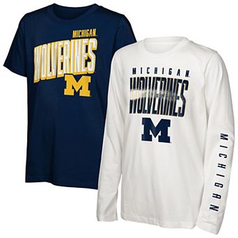 Preschool Outerstuff Michigan Wolverines Mix 3-in-1 Combo T-Shirt Set
