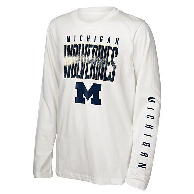 Preschool Outerstuff Michigan Wolverines Mix 3-in-1 Combo T-Shirt Set