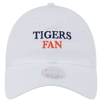 Women's New Era White Detroit Tigers Team Fan 9TWENTY Adjustable Hat