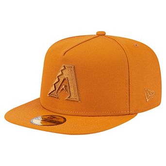 Men's New Era Orange Arizona Diamondbacks Color Pack A-Frame 59FIFTY Fitted Hat