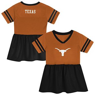 Girls Preschool Outerstuff Texas Orange/Black Texas Longhorns Stadium Lights Fashion Jersey Dress