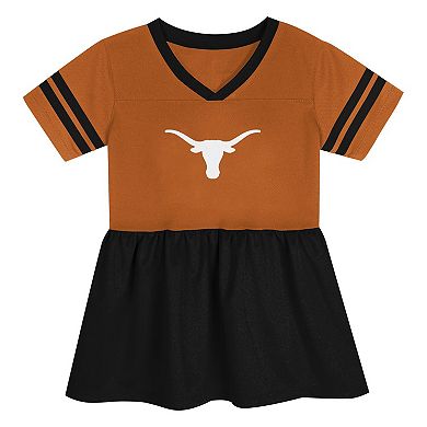 Girls Preschool Outerstuff Texas Orange/Black Texas Longhorns Stadium Lights Fashion Jersey Dress