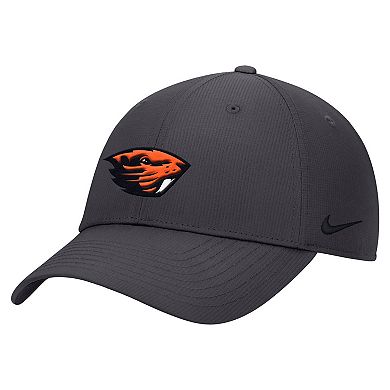 Men's Nike Anthracite Oregon State Beavers 2025 On-Field Club Performance Adjustable Hat