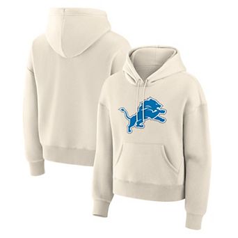 Women's Fanatics Cream Detroit Lions Dove Legacy Pullover Hoodie