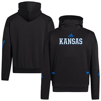 Men's adidas Black Kansas Jayhawks Z.N.E. Pullover Hoodie