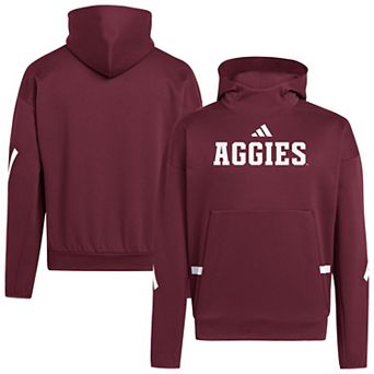 Men's adidas Maroon Texas A&M Aggies Z.N.E. Pullover Hoodie