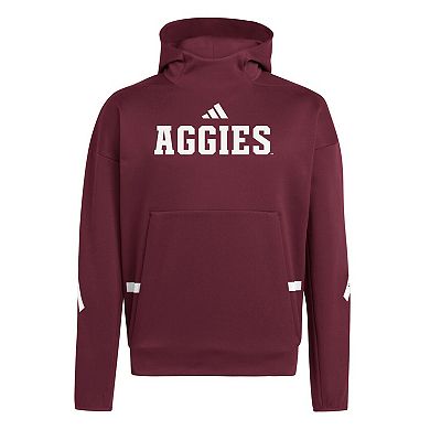 Men's adidas Maroon Texas A&M Aggies Z.N.E. Pullover Hoodie