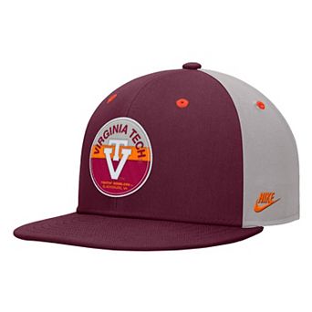 Men's Nike Maroon Virginia Tech Hokies Vintage Patch Snapback Hat