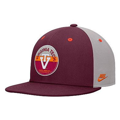 Men's Nike Maroon Virginia Tech Hokies Vintage Patch Snapback Hat