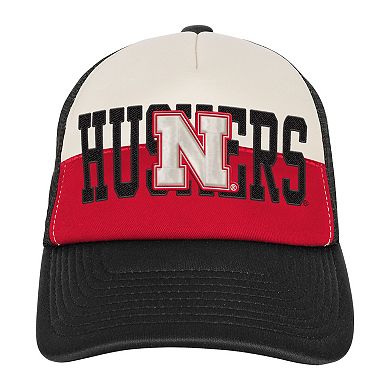 Youth Outerstuff Scarlet/Cream Nebraska Huskers Modern Fan Trucker Adjustable Hat