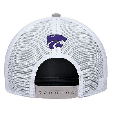 Men's Nike Pewter Kansas State Wildcats 2025 On-Field Rise Trucker Performance Adjustable Hat
