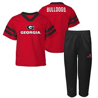 Toddler Outerstuff Red/Black Georgia Bulldogs Red Zone Two-Piece Top and Pants Set