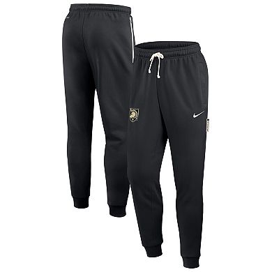 Men's Nike Black Army Black Knights 2025 Sideline Standard Issue Dri-FIT Taper Sweatpants