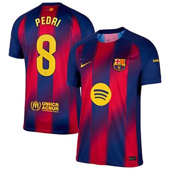 Men's Nike Pedri Navy Barcelona 2025/26 Home Replica Jersey