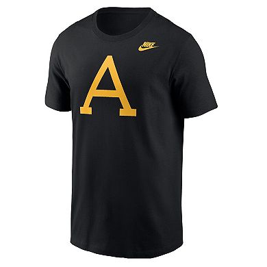 Men's Nike Black Army Black Knights A Logo West Point Classic Collection T-Shirt