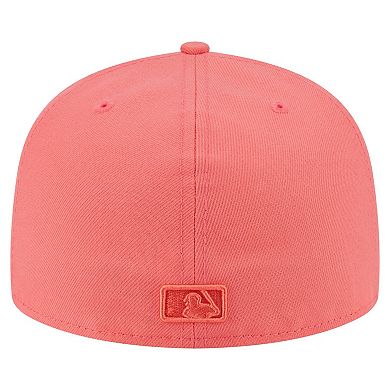 Men's New Era Coral Chicago White Sox Color Pack A-Frame 59FIFTY Fitted Hat