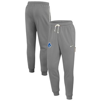 Men's Nike Heather Gray Boise State Broncos 2025 Sideline Performance Taper Pants