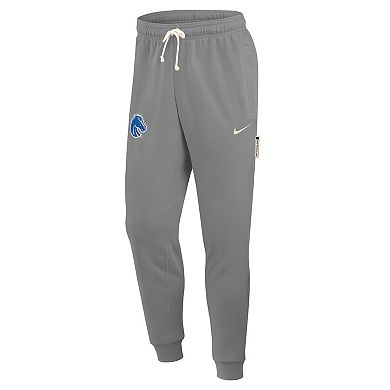 Men's Nike Heather Gray Boise State Broncos 2025 Sideline Performance Taper Pants