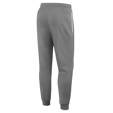 Men's Nike Heather Gray Boise State Broncos 2025 Sideline Performance Taper Pants