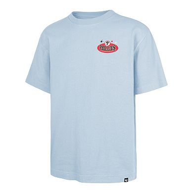Men's '47 Light Blue Philadelphia Phillies Ice Cream Parlor Foundation T-Shirt