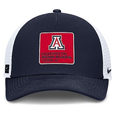 Men's Nike Navy/White Arizona Wildcats 2025 On-Field Rise Engineered Trucker Adjustable Hat