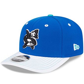 Men's New Era Blue/White Seattle Sounders FC 2025 Third 9SEVENTY Stretch-Snap Hat