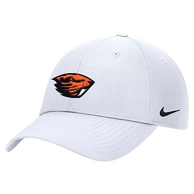 Men's Nike White Oregon State Beavers 2025 On-Field Club Performance Adjustable Hat