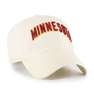 Men's '47 Sand Minnesota Golden Gophers Vault Clean Up Adjustable Hat