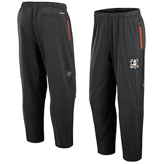 Men's Fanatics Black Anaheim Ducks Authentic Pro Rink Coaches Pants