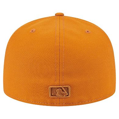 Men's New Era Orange Boston Red Sox Color Pack A-Frame 59FIFTY Fitted Hat