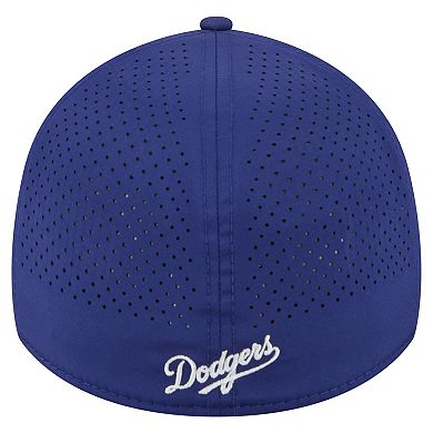 Men's New Era Royal Los Angeles Dodgers 39THIRTY A-Frame Perforated Flex Hat