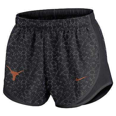 Women's Nike Black Texas Longhorns Tempo Pattern Performance Shorts
