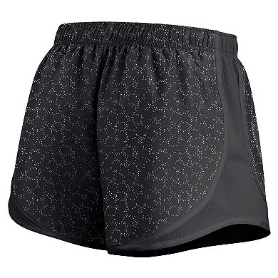 Women's Nike Black Texas Longhorns Tempo Pattern Performance Shorts