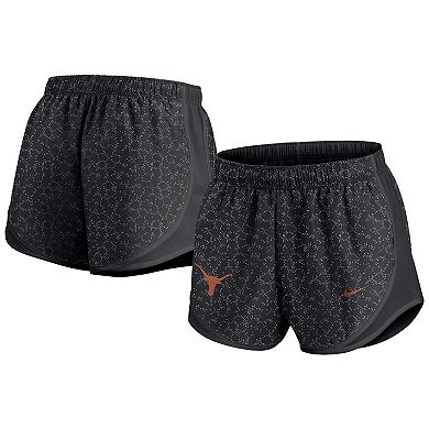 Women's Nike Black Texas Longhorns Tempo Pattern Performance Shorts