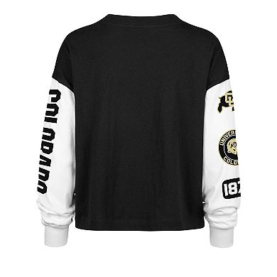 Women's '47 Black Colorado Buffaloes Sydney Long Sleeve T-Shirt
