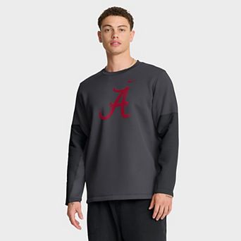 Men's Nike Anthracite Alabama Crimson Tide 2025 Sideline Coach Performance Long Sleeve T-Shirt