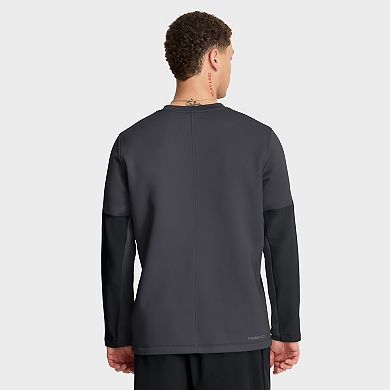 Men's Nike Anthracite Alabama Crimson Tide 2025 Sideline Coach Performance Long Sleeve T-Shirt