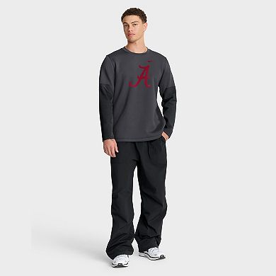 Men's Nike Anthracite Alabama Crimson Tide 2025 Sideline Coach Performance Long Sleeve T-Shirt