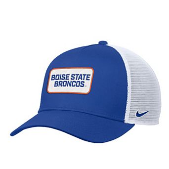 Men's Nike Royal Boise State Broncos 2025 On-Field Rise Trucker Adjustable Hat