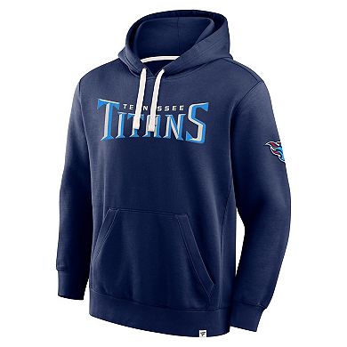 Men's Fanatics Navy Tennessee Titans New Horizons Heritage Pullover Hoodie