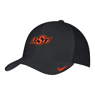 Men's Nike Black Oklahoma State Cowboys 2025 On-Field Performance Flex Hat