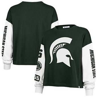 Women's '47 Green Michigan State Spartans Sydney Long Sleeve T-Shirt