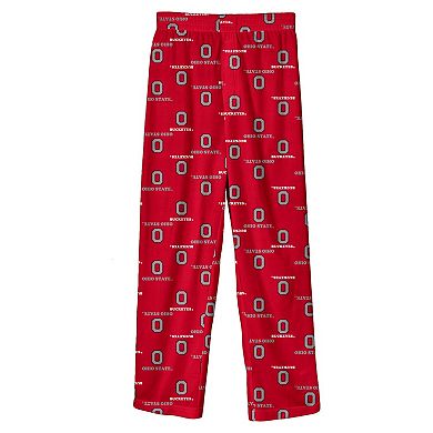 Toddler Outerstuff Scarlet Ohio State Buckeyes All-Over Team Logo Pants