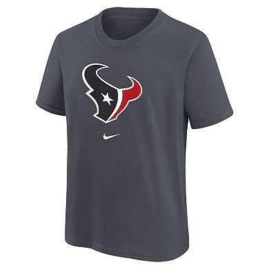 Youth Nike Anthracite Houston Texans Primary Logo Legend T-Shirt
